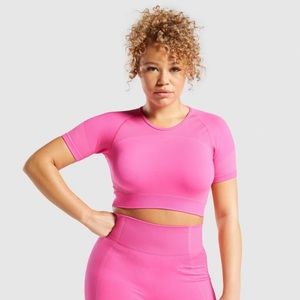 Gymshark Cyber Pink Ultra Seamless Set